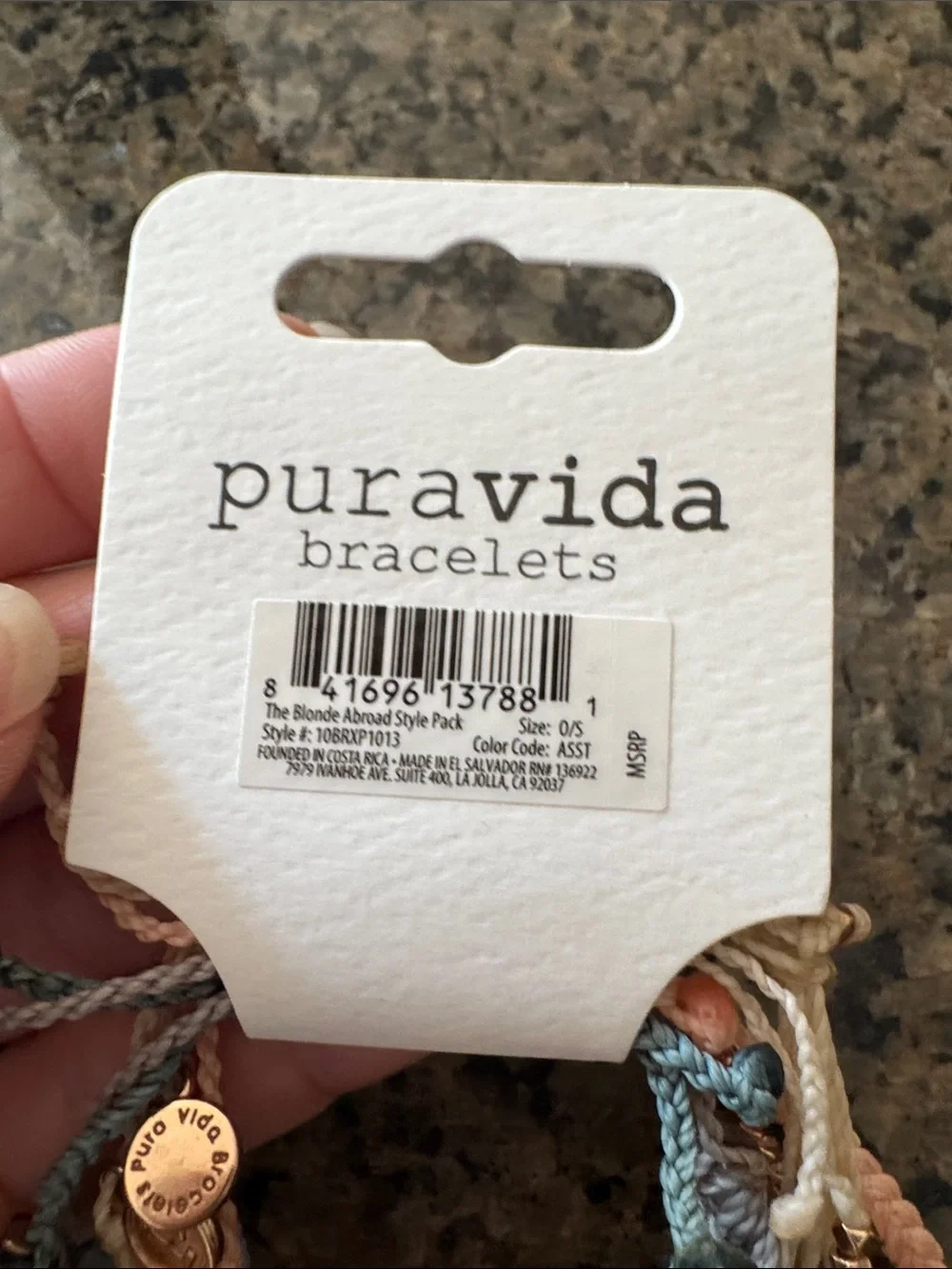 Pura Vida x Blonde Abroad Travel Bracelet Set – Rare & Discontinued – New